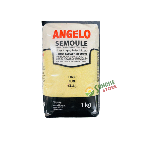 FINE YELLOW SEMOLINA 1KG - SEMOULE JAUNE FINE