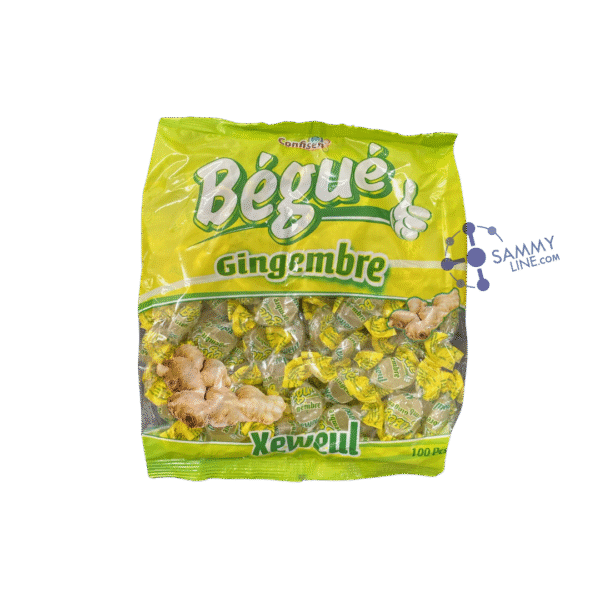 BEGUE GINGER CANDY 100pc - BONBON AU GINGEMBRE