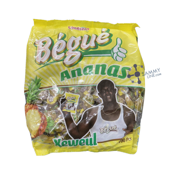 BEGUE PINEAPPLE CANDY 100pcs - BONBON AU ANANAS 100pcs