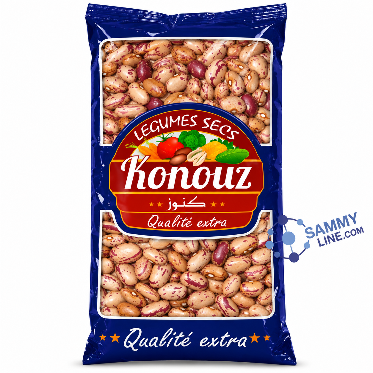 ROSSECOCO BROWN BEANS - HARICOT BRUN 1KG