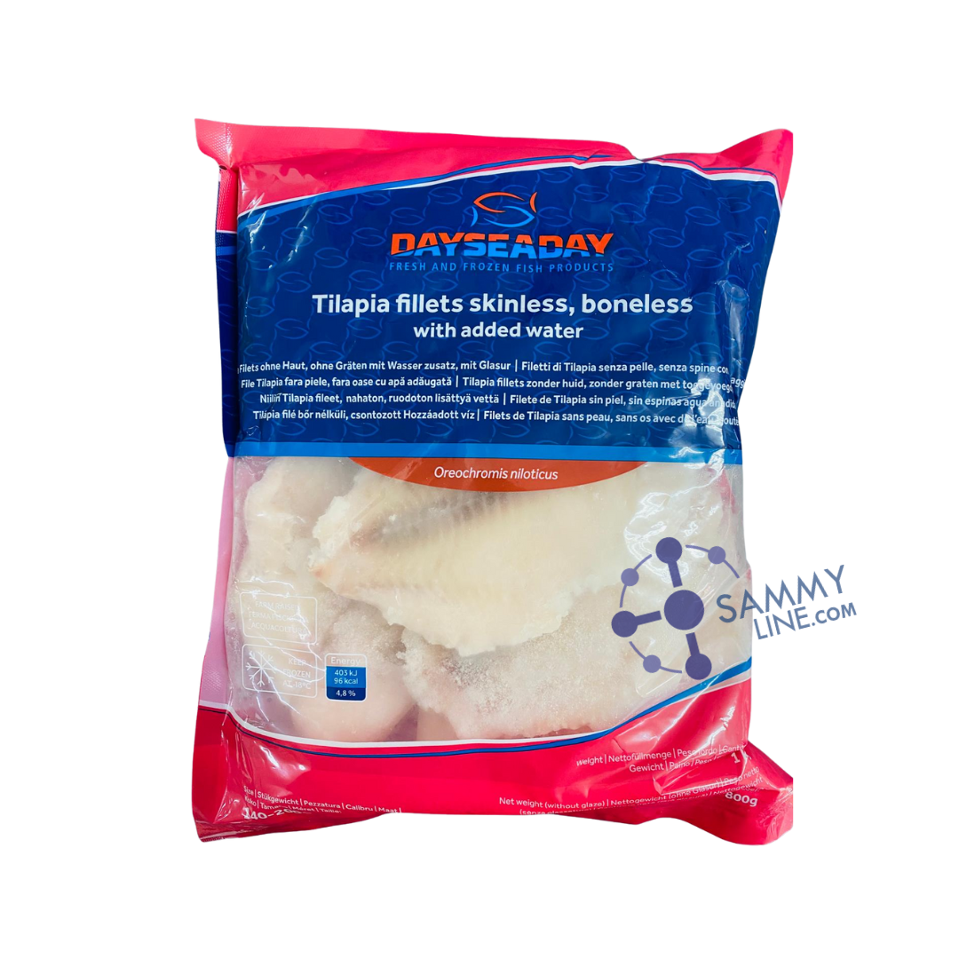TILAPIA FILLETS SKINLESS 1KG - FILETS DE TILAPIA