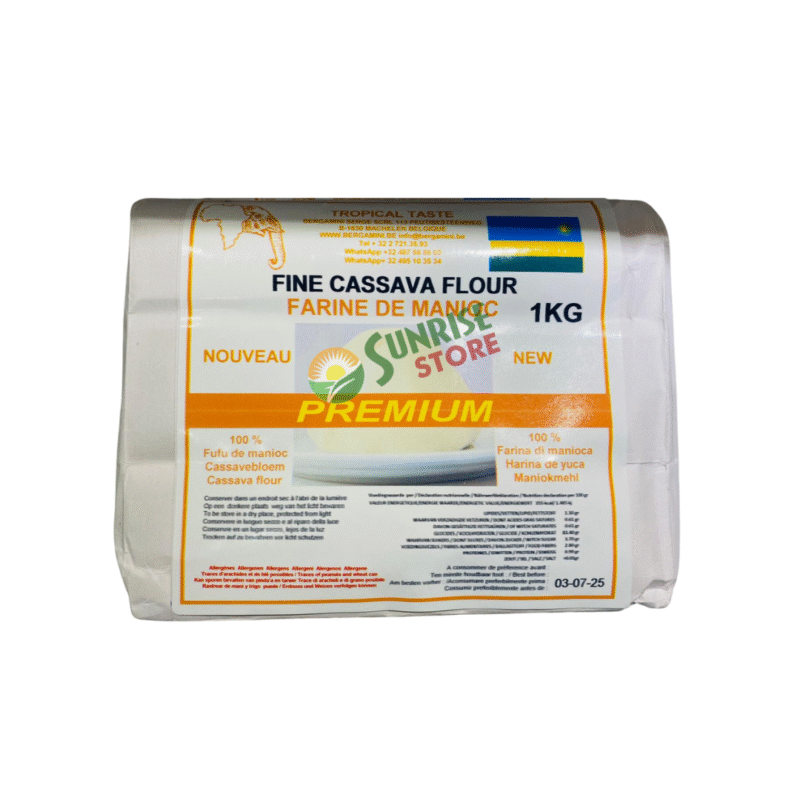 CASSAVA FLOUR RWANDA 1KG - FARINE DE MANIOC RWANDA 1KG