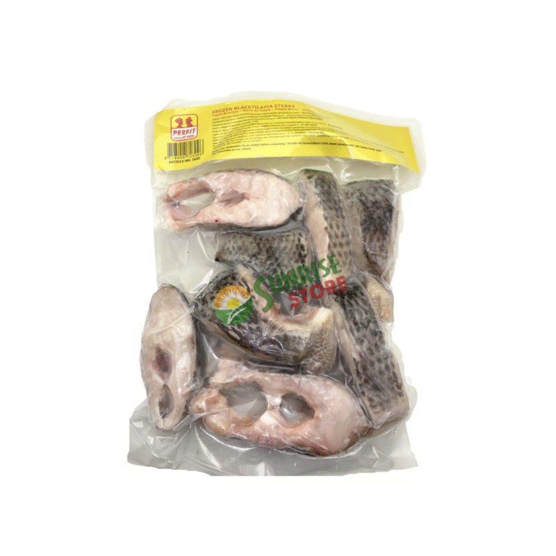 TILAPIA STEAK FROZEN PACKET  - POISSON TILAPIA COUPÉ SURGELÉ
