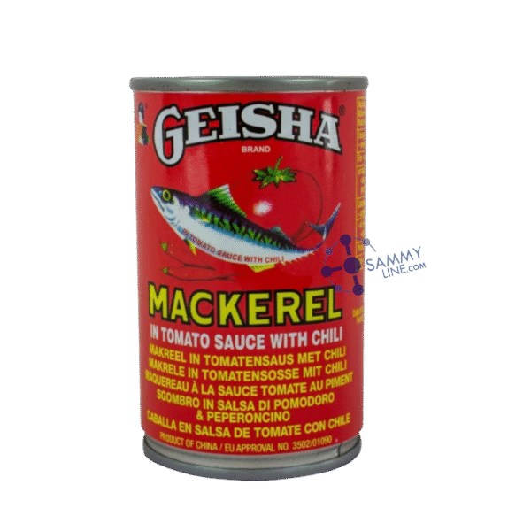 GEISHA MACKEREL TOMATO CHILLI - MAQUEREAU GEISHA TOMATE PIMENT
