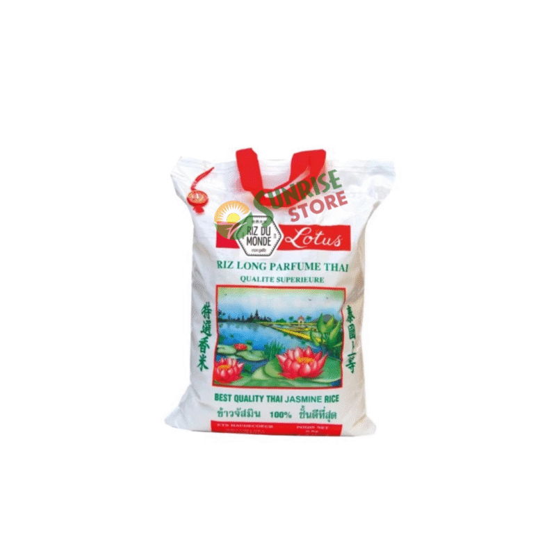 LOTUS LONG GRAIN 5KG - RIZ LOTUS LONG GRAIN 5KG