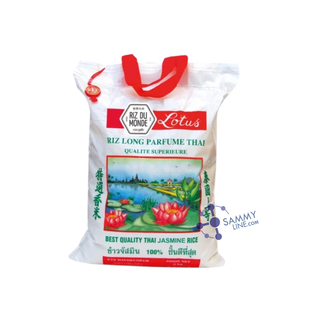 LOTUS LONG GRAIN 5KG - RIZ LOTUS LONG GRAIN 5KG