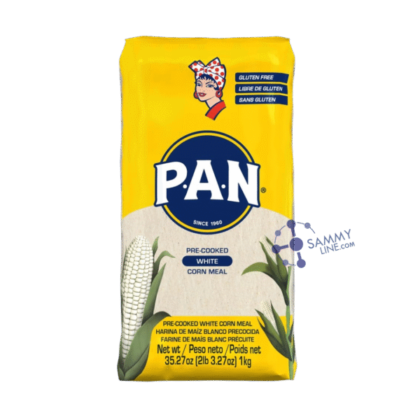 PAN WHITE CORN FLOUR - FARINE DE MAÏS BLANC PAN 1KG