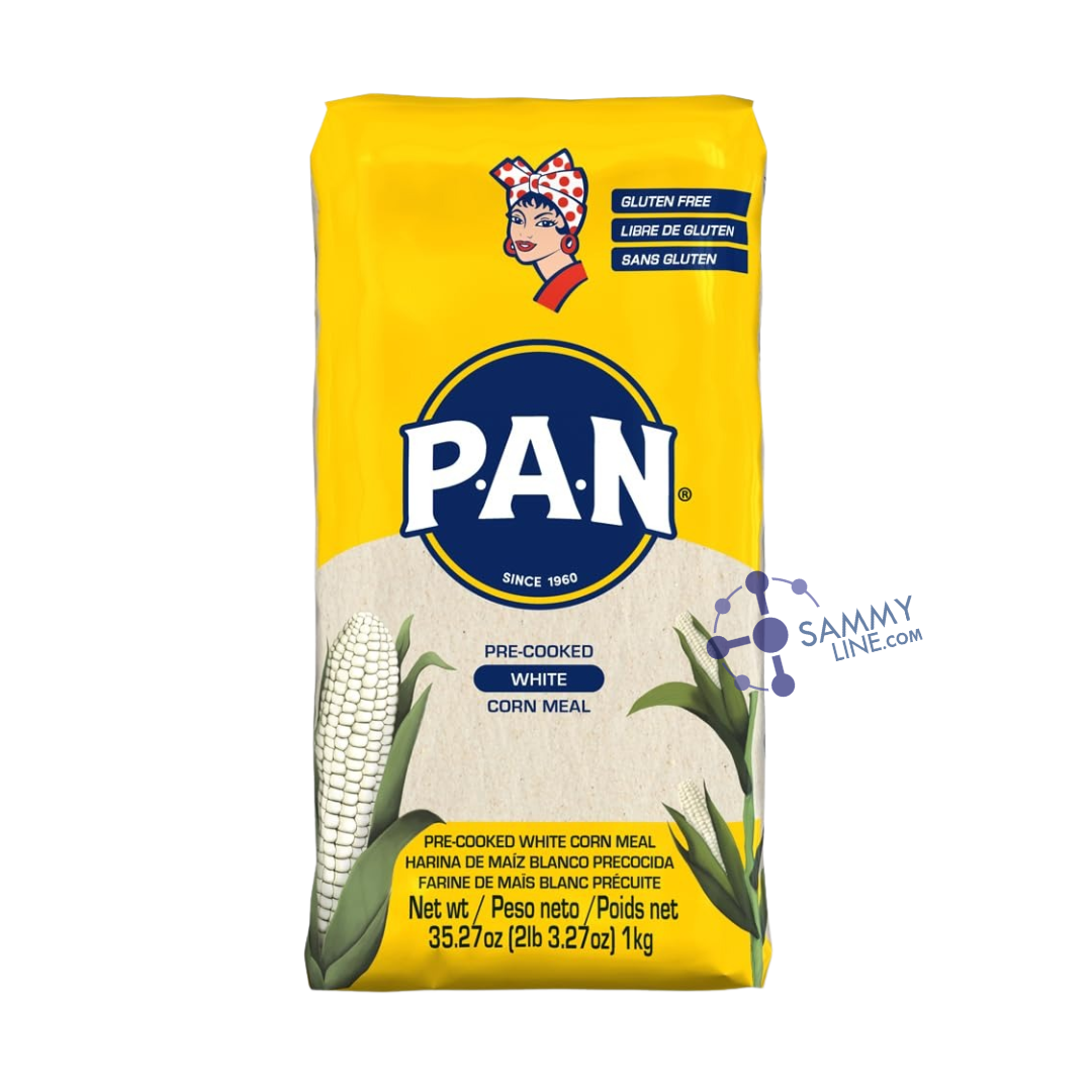 PAN WHITE CORN FLOUR - FARINE DE MAÏS BLANC PAN 1KG