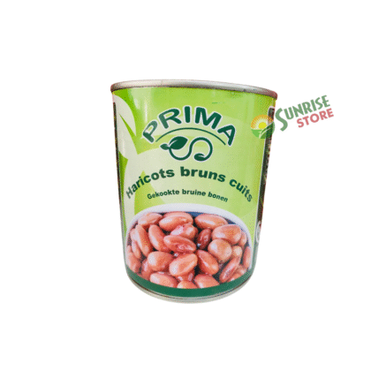 Canned cooked brown beans - Haricots bruns cuits conserve