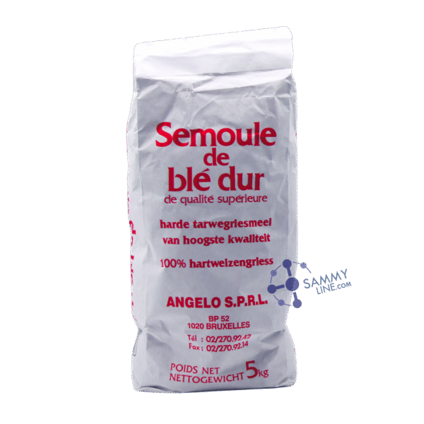 FINE SEMOLINA ANGELO 5kg - SEMOULE FINE JAUNE 5kg