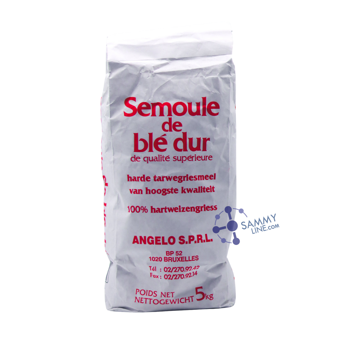 FINE SEMOLINA ANGELO 5kg - SEMOULE FINE JAUNE 5kg