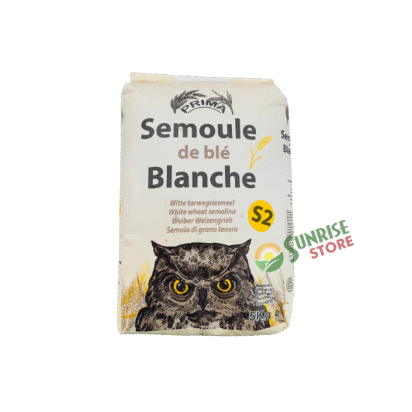 WHITE SEMOLINA S2 5kg - SEMOULE BLANCHE S2