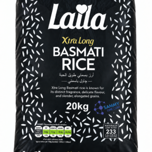 LAILA BASMATI EXTRA LONG 20KG - RIZ BASMATI EXTRA LONG 20KG