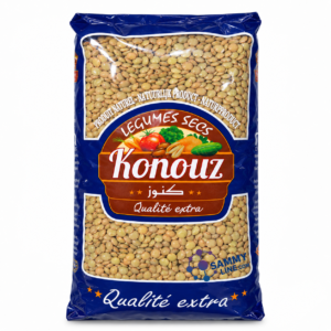 BROWN LENTILS 1kg - LENTILLES BRUNES 1 kg