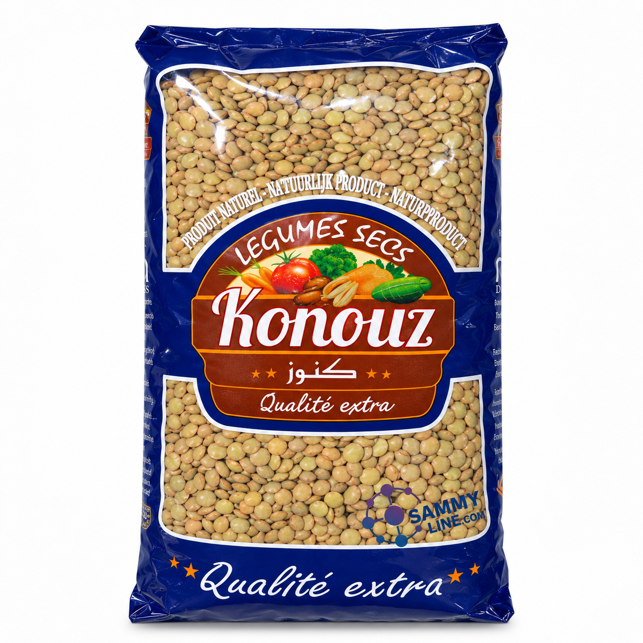 BROWN LENTILS 1kg - LENTILLES BRUNES 1 kg